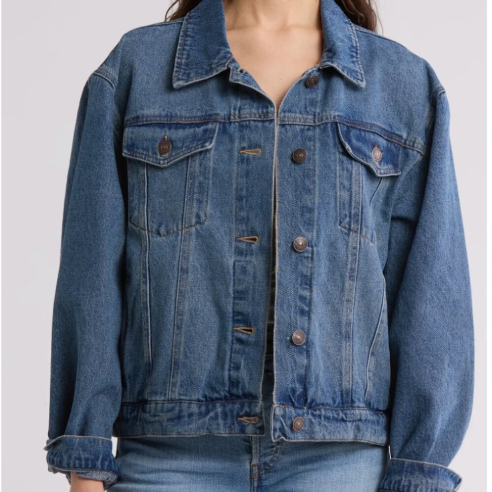 Steve Madden Denim Trucker Jacket S